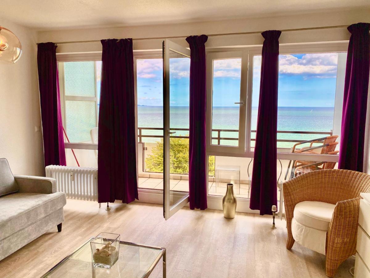 Studio Mit Panorama-Meerblick Und Direkter Strandlage In 샬베우츠 외부 사진
