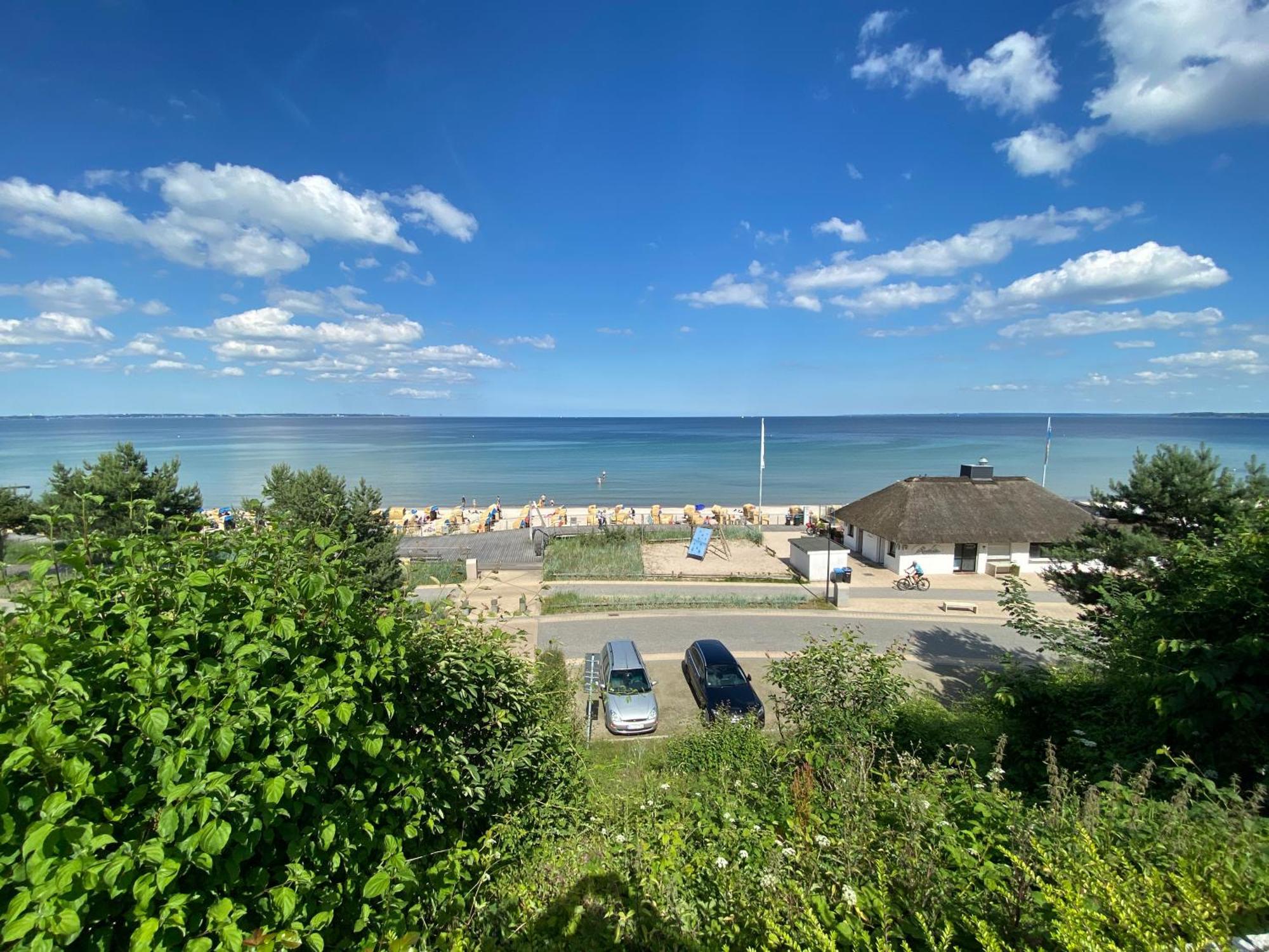Studio Mit Panorama-Meerblick Und Direkter Strandlage In 샬베우츠 외부 사진